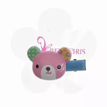 Заколка "Мишки", розовый Rena Chris