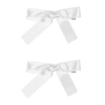 Заколки для волос "бантики", белые Rena Chris