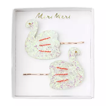 Заколки для волос "Лебедь", 2 шт. Meri Meri детские