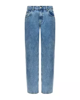 Зауженные голубые джинсы Mo5ch1no Jeans