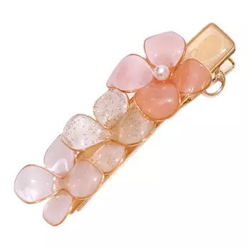 Зажим Цветы розовый Benten детский