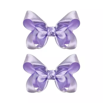 Зажим для волос атласный фиолетовый, 2 шт Tais