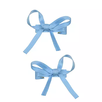 Зажим для волос голубой в виде бантика, 2 шт Tais детский