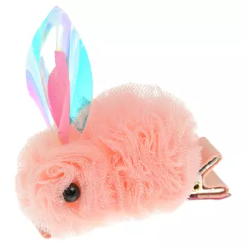 Зажим для волос Кролик, абрикосовый Rena Chris детский
