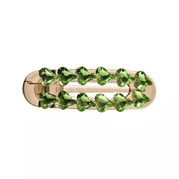 Зажим для волос с камнями, зеленый Tais детский