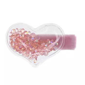 Зажим для волос сердечко, розовый Rena Chris детский