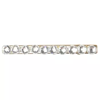 Зажим для волос со стразами, белый Tais