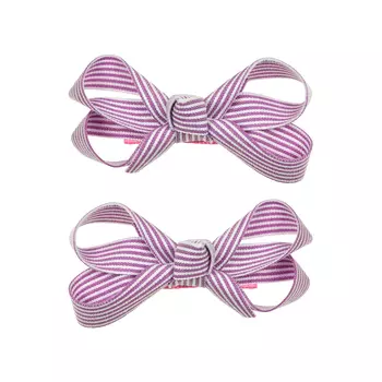 Зажим для волос в полоску фиолетовый, 2 шт Tais