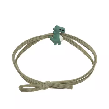 Зеленая резинка для волос с дракончиком Tais