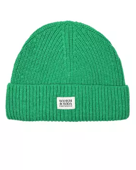 Зеленая шапка бини Scotch&amp;Soda детская