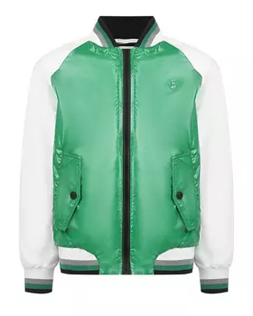 Зеленая ветровка-бомбер Herno
