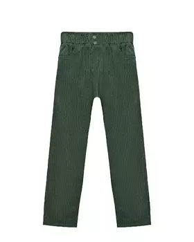Зеленые вельветовые брюки Stella McCartney детские