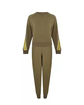 Зеленый комплект из свитшота и брюк Deha