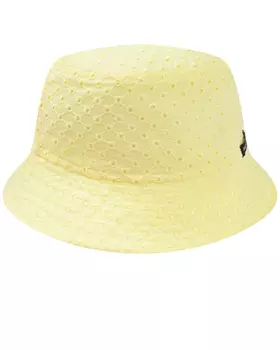 Желтая панама с вышивкой Dan Maralex