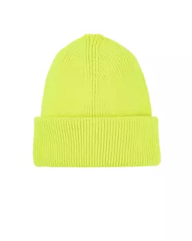 Желтая шапка с отворотом Chobi детская
