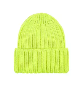 Желтая шапка с отворотом Chobi детская