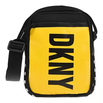 Желтая сумка с ремнем через плечо DKNY детская