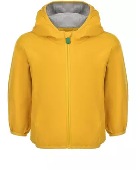 Желтая ветровка с капюшоном Save the Duck