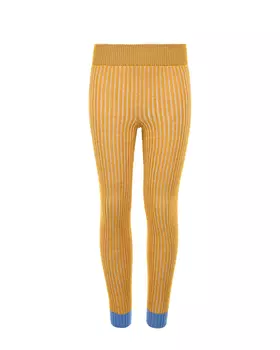 Желтые леггинсы из смесовой шерсти Paade Mode детские