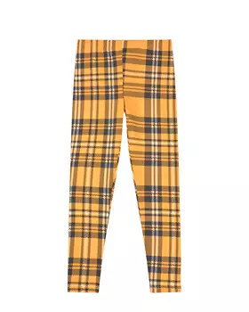 Желтые леггинсы в клетку Mini Rodini детские