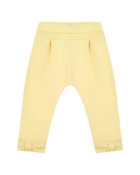 Желтые спортивные брюки с бантами Sanetta fiftyseven