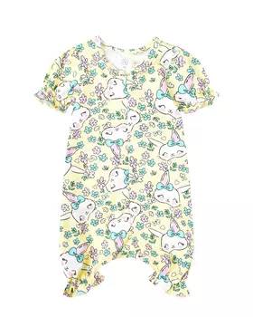 Желтый песочник с принтом "зайчики" Dan Maralex