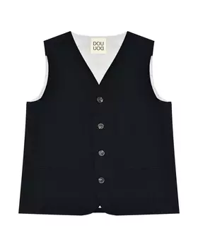 Жилет на пуговицах DOUUOD