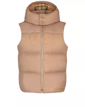 Жилет розового цвета Burberry детский