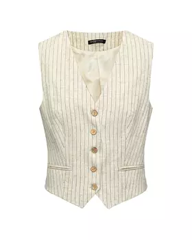 Жилет в полоску, бежевый Dan Maralex