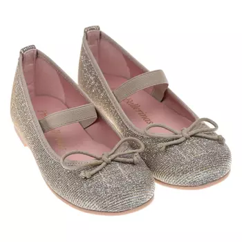 Золотистые туфли с бантом Pretty Ballerinas детские