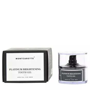 Зубная паста MontCarotte "Платиновое сияние", 60 мл.