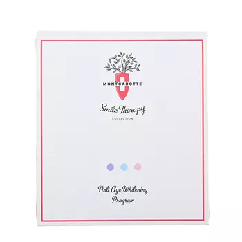 Зубная паста Омолаживающая отбеливающая программа для зубов 3х30 мл MontCarotte