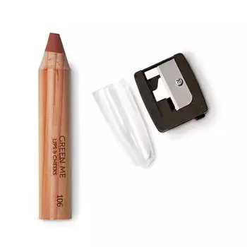 GREEN ME LIPS & CHEEKS/КАРАНДАШ ДЛЯ ГУБ И ЩЕК ИЗ НАТУРАЛЬНЫХ ИНГРЕДИЕНТОВ
