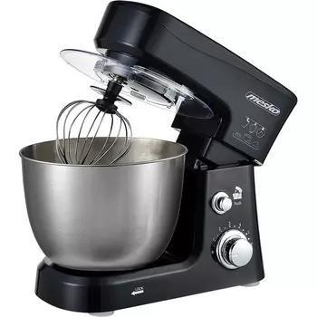 Adler Кухонный комбайн Mesko MS 4217 / 1200 Вт / 6 скоростей / 3.5 л / нержавеющая сталь / черный