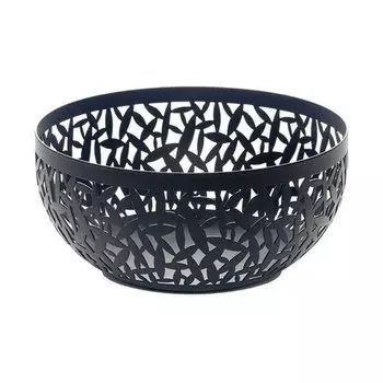 Alessi Блюдо для фруктов 21 см черное Cactus Alessi