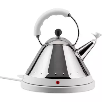 Alessi Чайник электрический 1,5 л белый/металлик Electric kettle Alessi