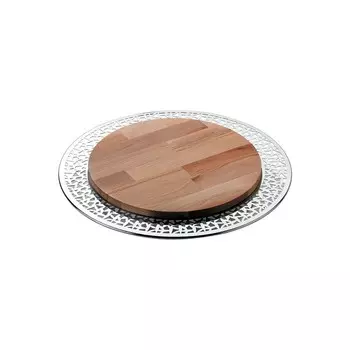 Alessi Доска для сыра 38х4,5 см дерево/металлик Cactus Alessi