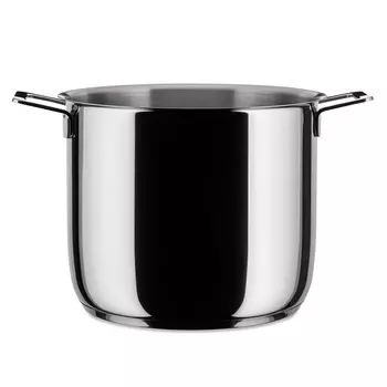 Alessi Кастрюля 20 см 5 л металлик Pots & Pans Alessi