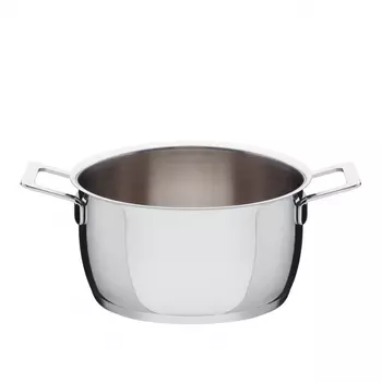 Alessi Кастрюля с двумя ручками 16 см 1,6 л металлик Pots & Pans Alessi