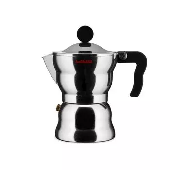 Alessi Кофеварка для эспрессо 150 мл металлик Moka Alessi
