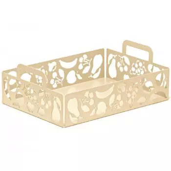 Alessi Корзина для фруктов 22x11x30 см кремовая Ecco Alessi