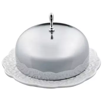 Alessi Масленка 12х7,6х12 см металлик Dressed Alessi