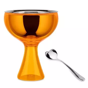 Alessi Набор аксессуаров для мороженого оранжевый Big Love Alessi