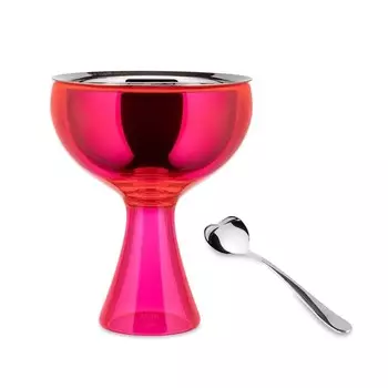Alessi Набор аксессуаров для мороженого розовый Big Love Alessi