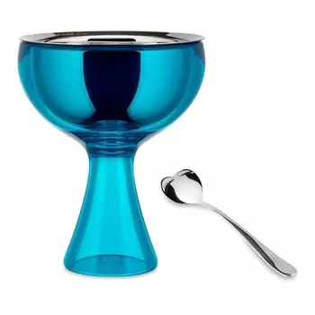 Alessi Набор аксессуаров для мороженого синий Big Love Alessi