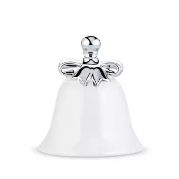 Alessi Набор держателей для кувертных карточек (4 шт) 4,8x5,3 см белый Dressed Alessi