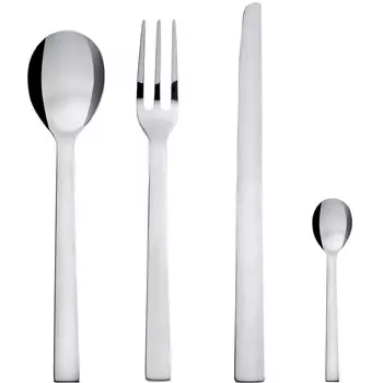 Alessi Набор столовых приборов из нержавеющей стали 24 предмета Santiago Alessi