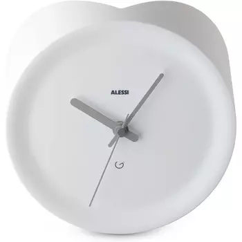 Alessi Настенные часы угловые 21 см белые Ora out Alessi
