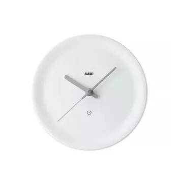 Alessi Настенные часы угловые 21 см белые Ora In Alessi