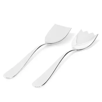 Alessi Приборы для салата 26 см металлик Nuovo Milano Alessi